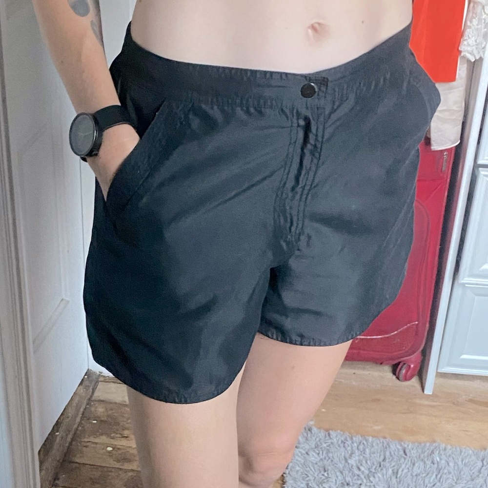 Black hiking shorts